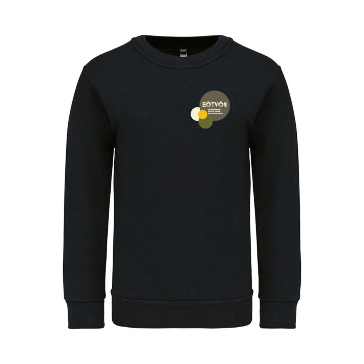 Körlogós felnőtt környakas pulóver